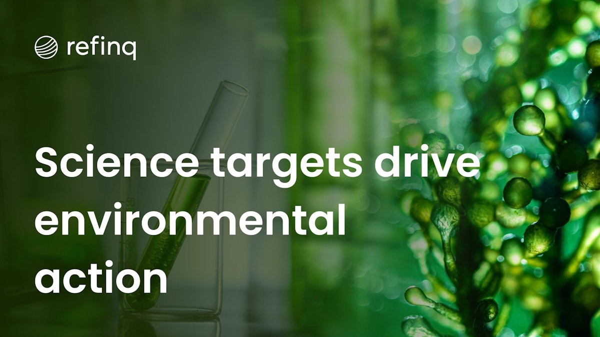 Infographic illustrating science-based targets for environmental action, showcasing strategies for reducing carbon emissions, promoting sustainability, and achieving climate goals.