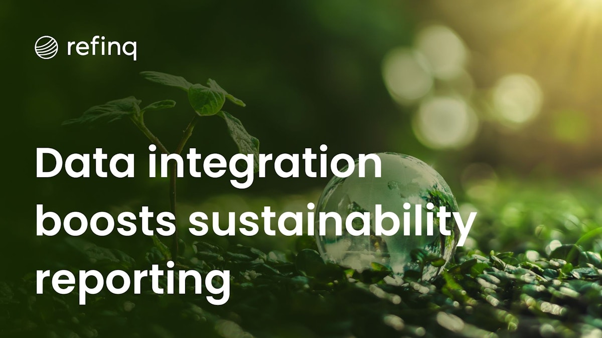 Illustration of Data-Driven Sustainability through CSRD and ESRS Integration, highlighting eco-friendly business practices and compliance with European sustainability standards.