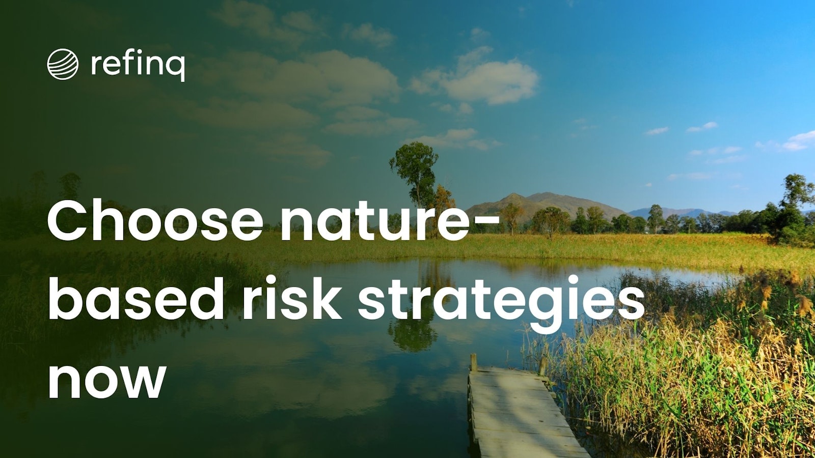 Choose nature-based risk strategies now