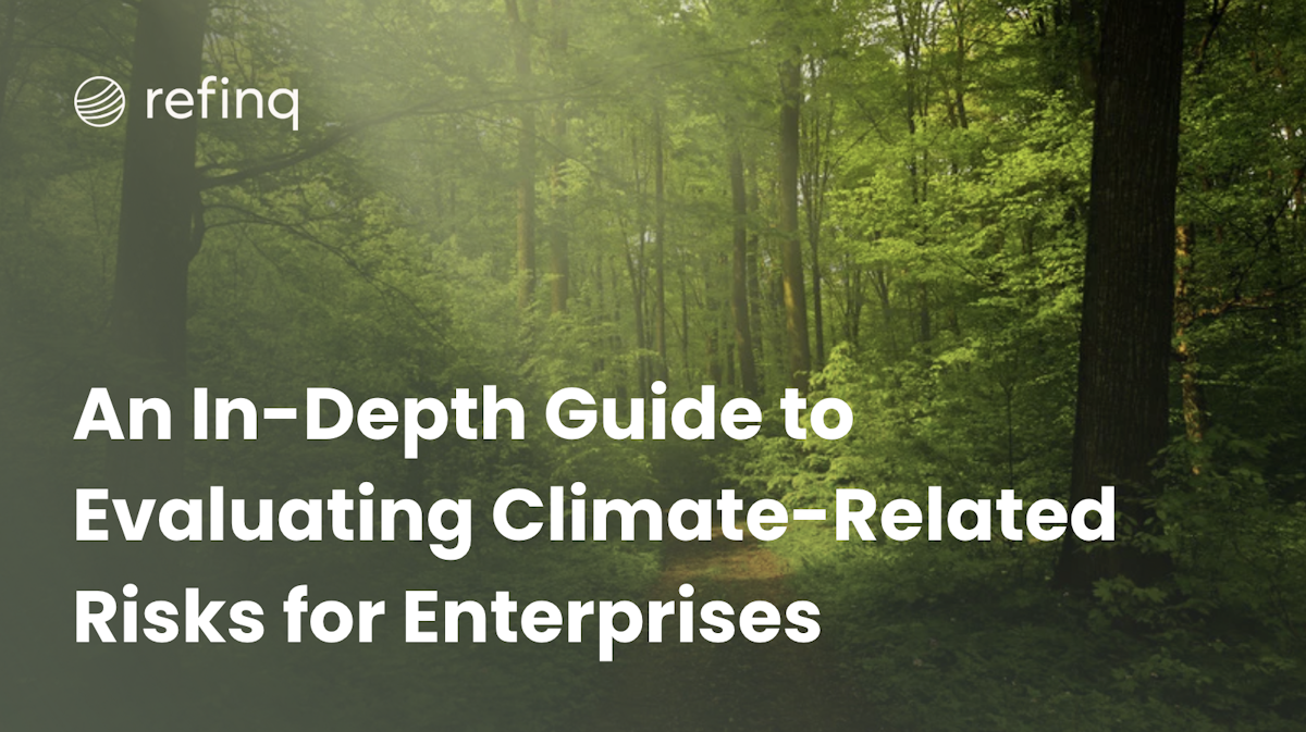 Enterprise risk management team analyzing climate-related risk data using digital dashboards and geospatial maps for business resilience planning