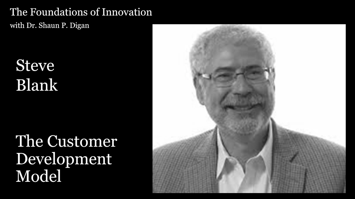 Steve Blank Image - Foundations of Innovation - Customer Development Model
