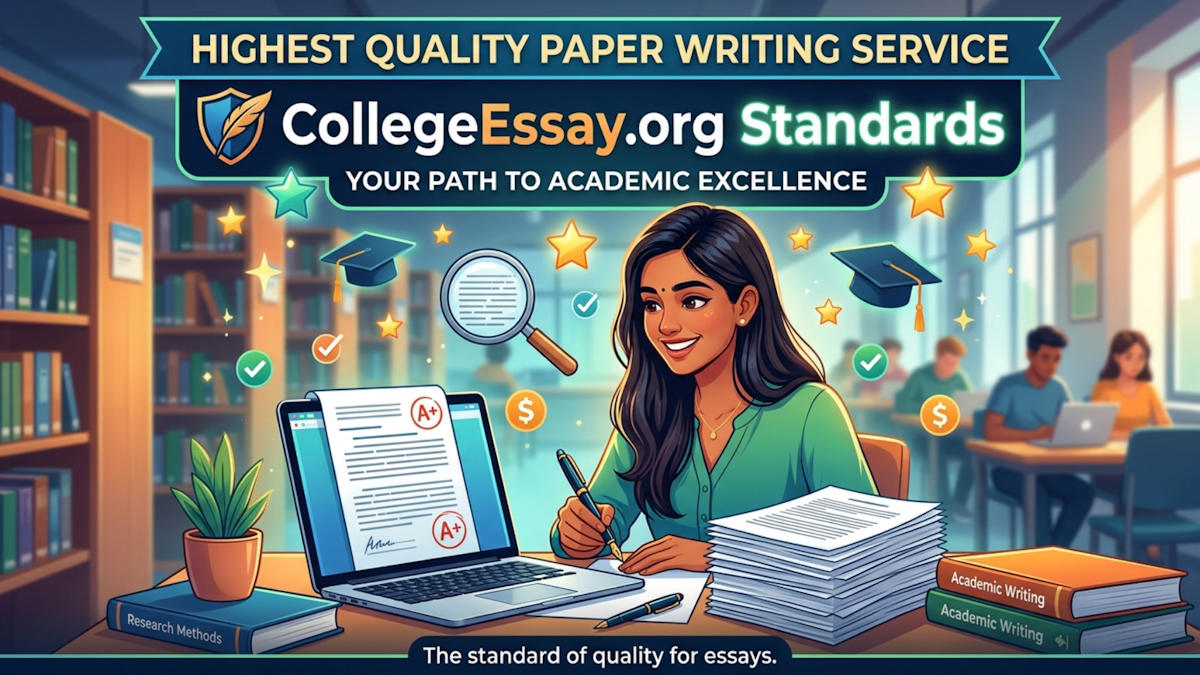 Highest Quality Paper Writing Service: CollegeEssay.org Standards