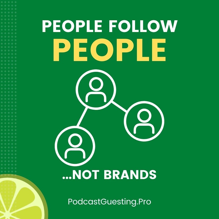 People Follow People Not Brands