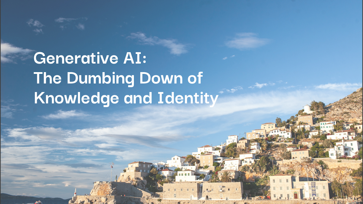 Generative AI: The Dumbing Down of Knowledge and Identity