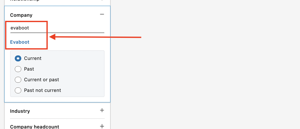 how company filter works