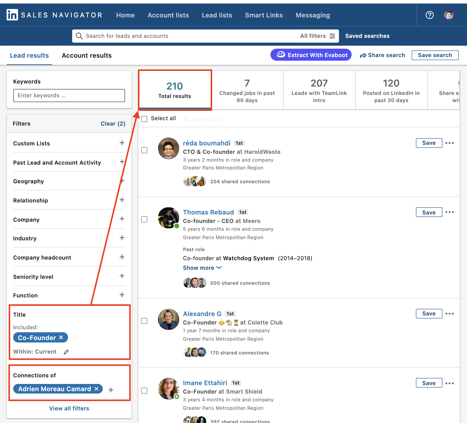 sales navigator search engine