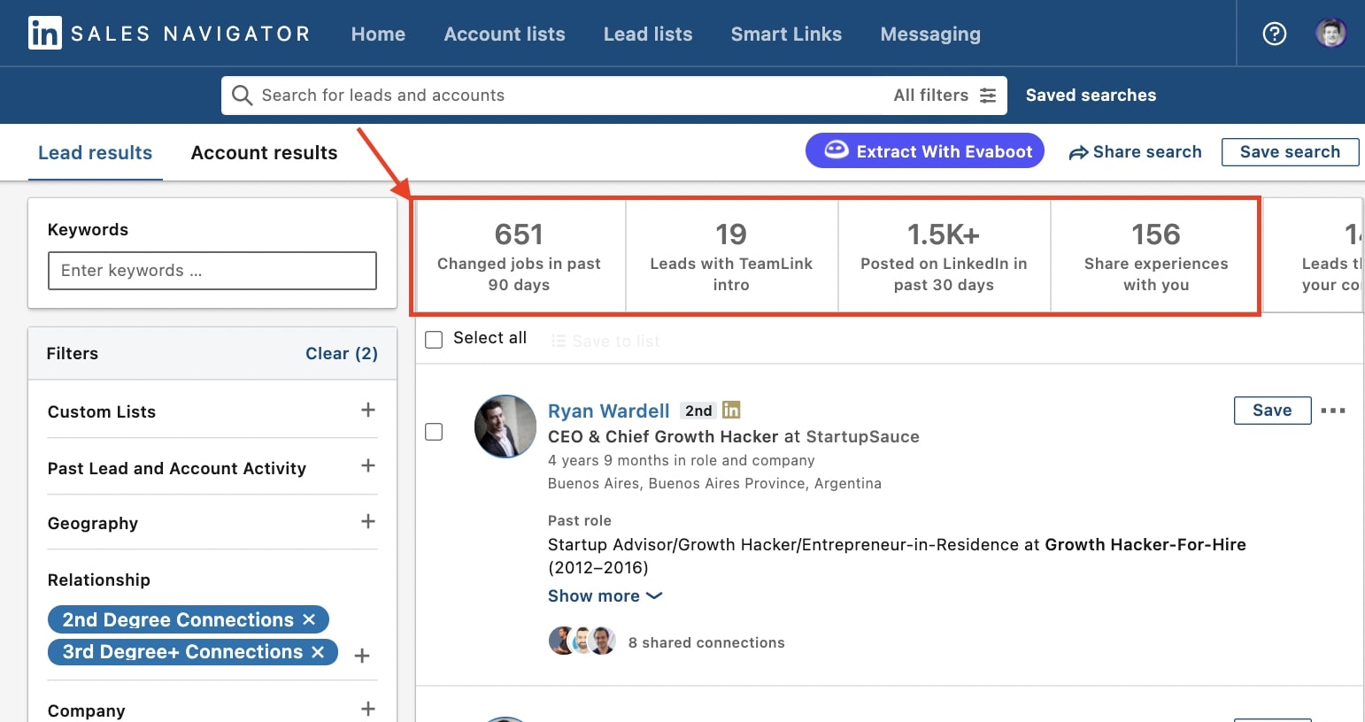 sales navigator spotlights