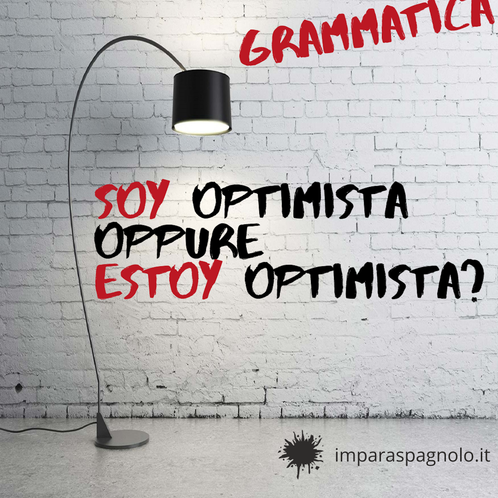 Grammatica: soy optimista oppure estoy optimista?