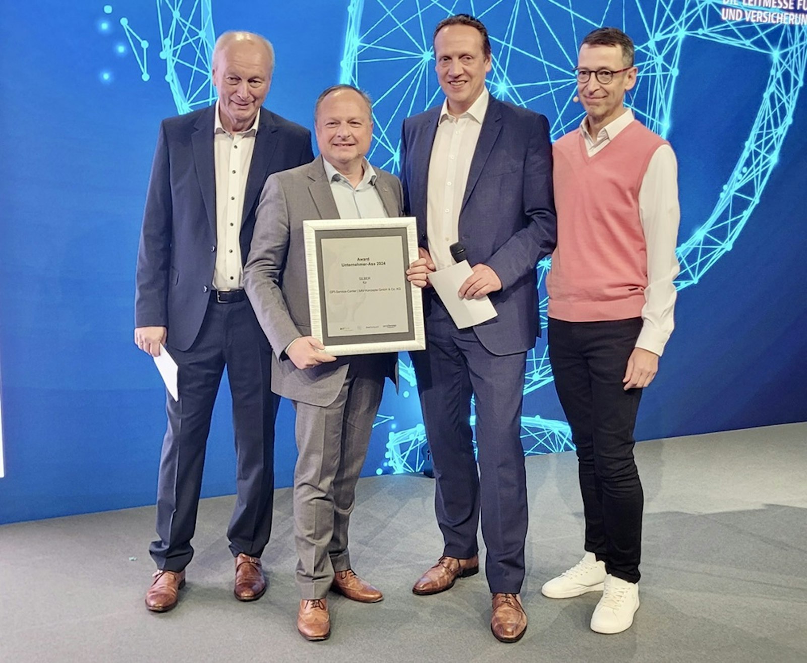 v.l.n.r. Dieter Körrer, Georg Pamboukis, Steffen Ritter Andreas Vollmer,