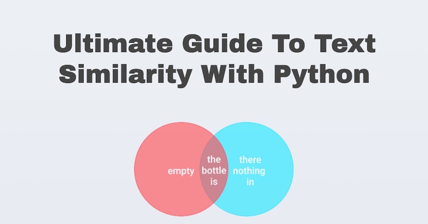 Guide To Text Similarity Measures and Text Embedding With Python