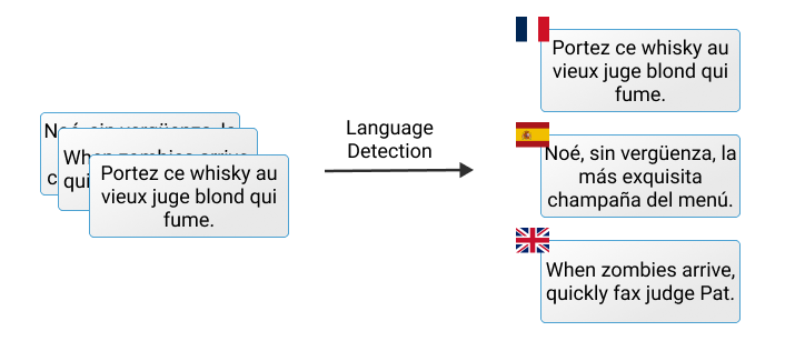 language detection illustration