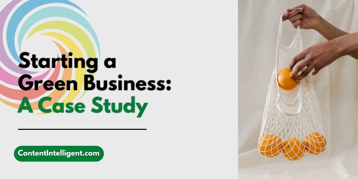 Starting a Green Business A Case Study