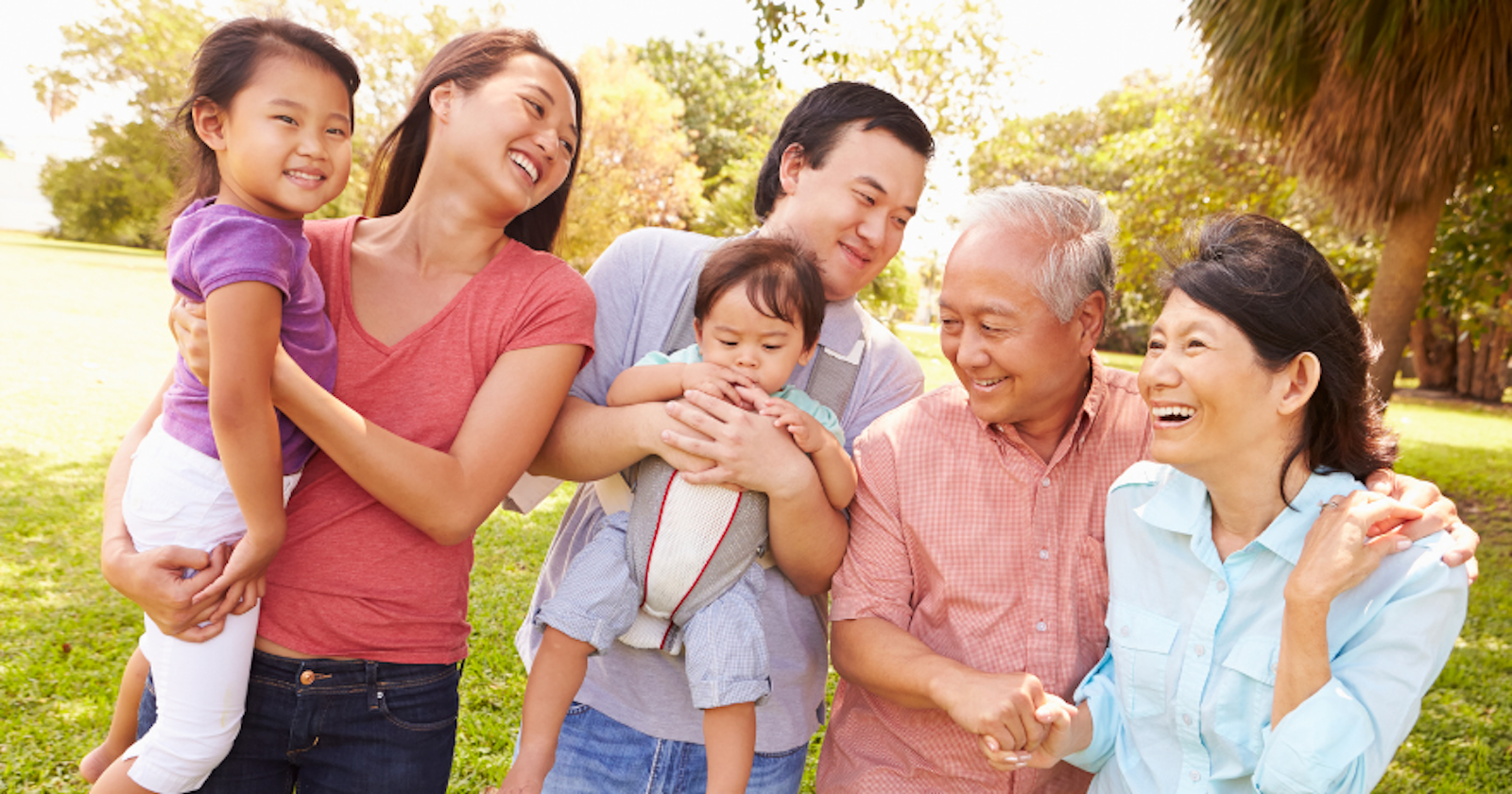 Happy Generational Family