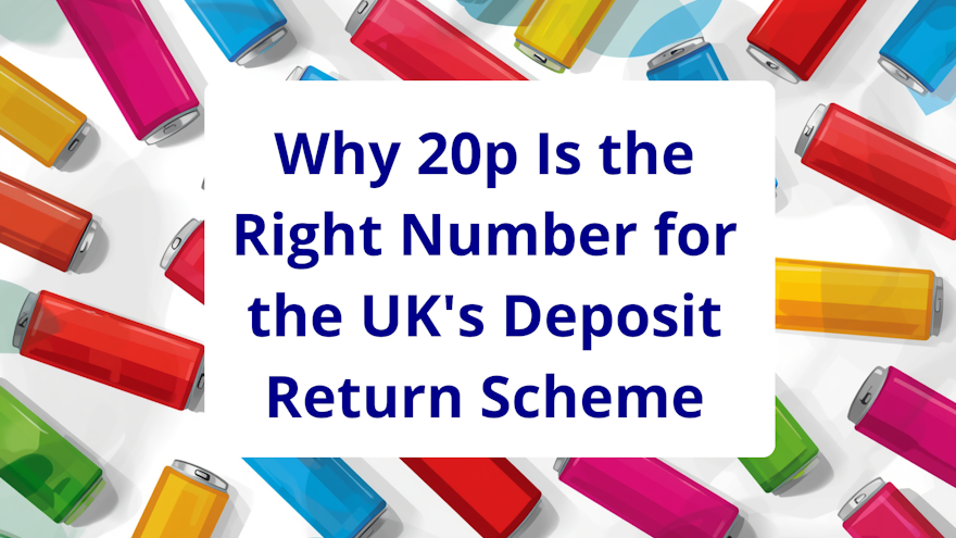 Recyclable aluminium drinks cans collected as part of the UK Deposit Return Scheme supporting Simpler Recycling reforms