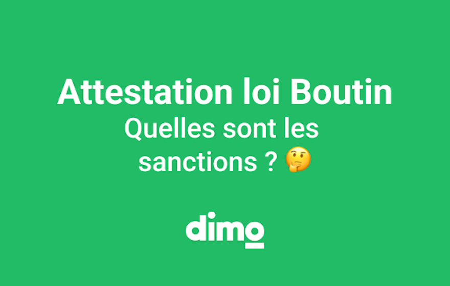 modele attestation loi Boutin : sanctions, calcul, validité