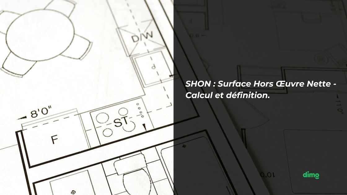 Shon Api SHON : Surface Hors Œuvre Nette - Calcul et définition.
