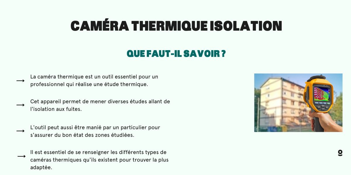 Caméra thermique isolation : meilleures caméras comparatif