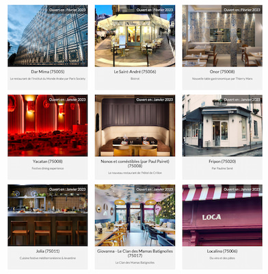 top meilleurs restaurants à Paris