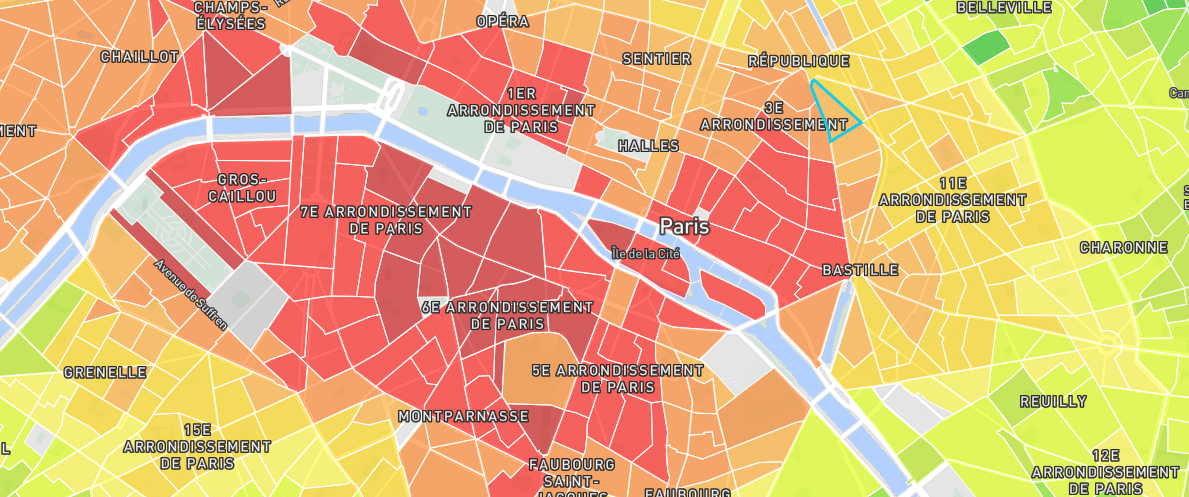 Prix M2 Paris (75000) : Carte Des Prix 2022 Par Arrondissement