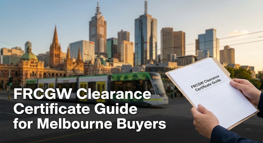 FRCGW Clearance Certificate Guide for Melbourne Buyers