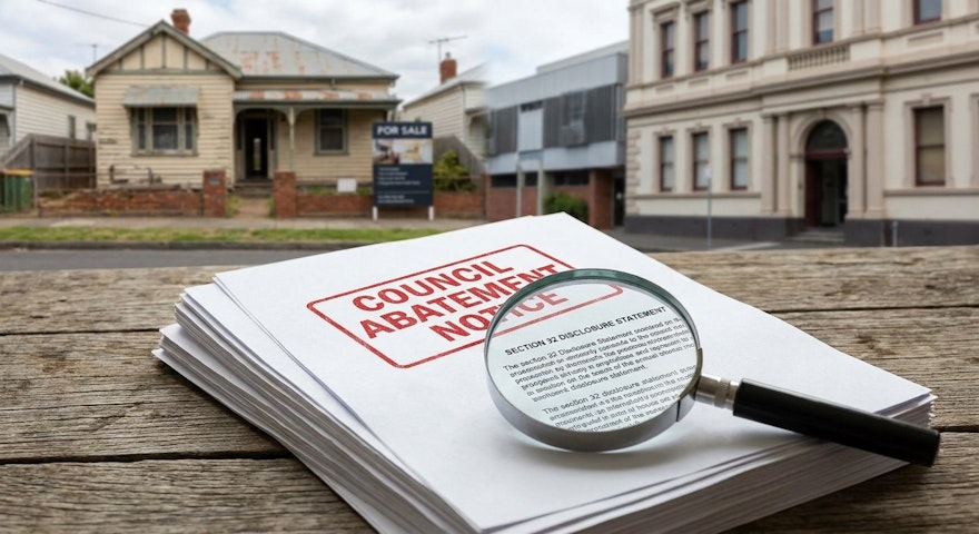Council Abatement Notices and Section 32 Disclosure
