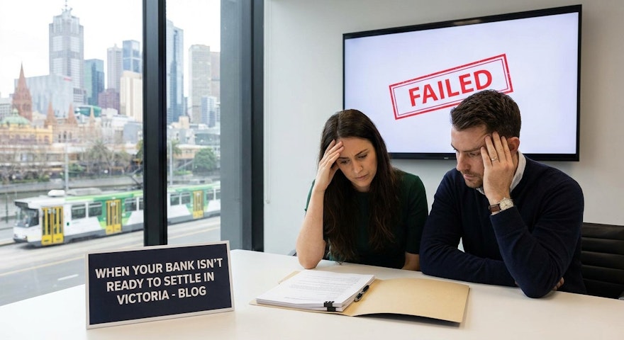 When Your Bank Isn't Ready to Settle in Victoria