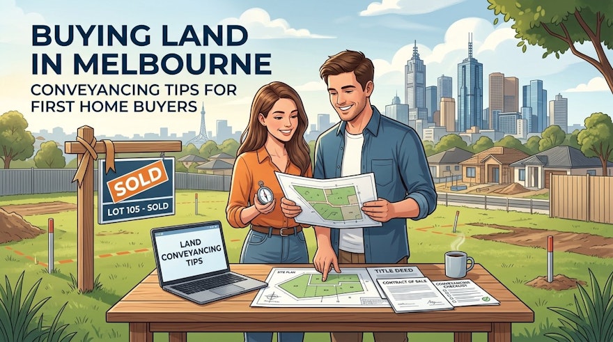 Buying Land in Melbourne Conveyancing Tips for First Home Buyers