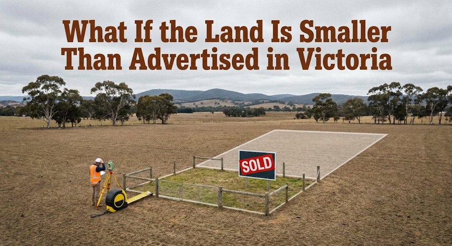 What If the Land Is Smaller Than Advertised in Victoria