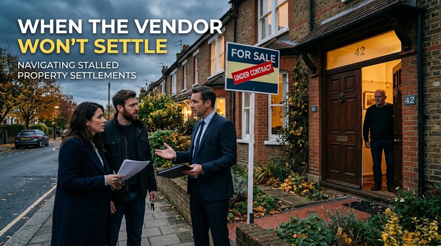 When the Vendor Won't Settle