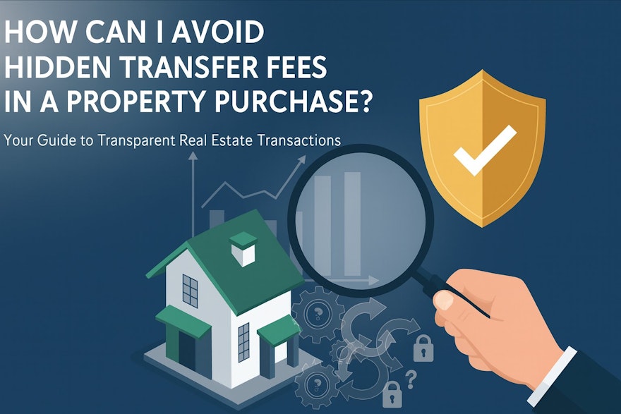 How can I avoid hidden transfer fees in a property purchase?