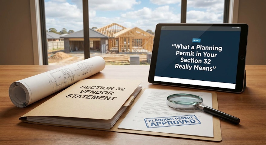 What a Planning Permit in Your Section 32 Really Means