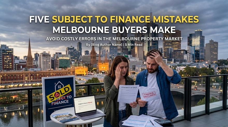 Five Subject to Finance Mistakes Melbourne Buyers Make