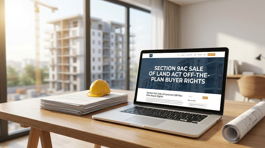 Section 9AC Sale of Land Act Off-the-Plan Buyer Rights