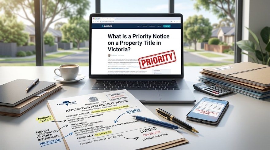 What Is a Priority Notice on a Property Title in Victoria?