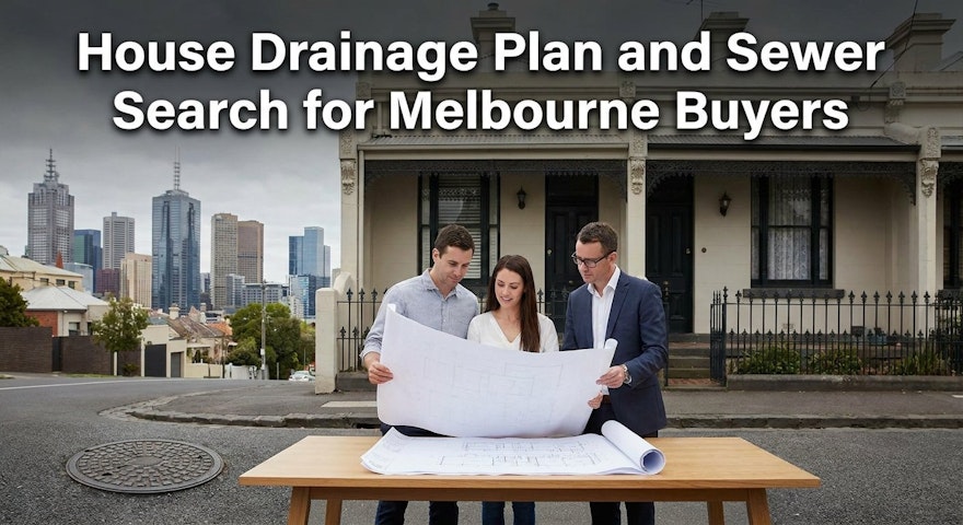 House Drainage Plan and Sewer Search for Melbourne Buyers
