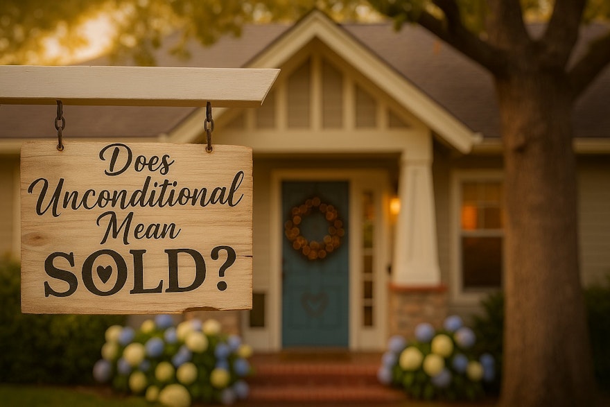 Does unconditional mean sold?
