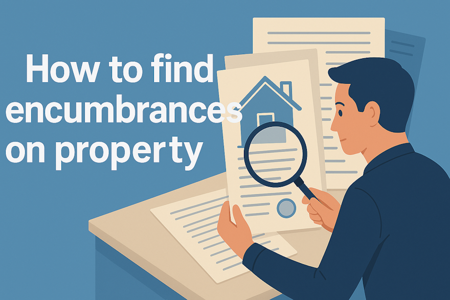 How to find encumbrances on property