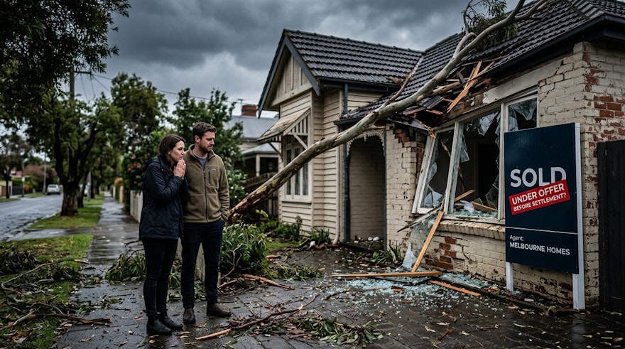 Property Damaged Before Settlement in Melbourne