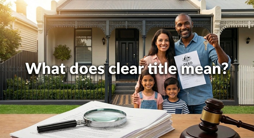 What does clear title mean?