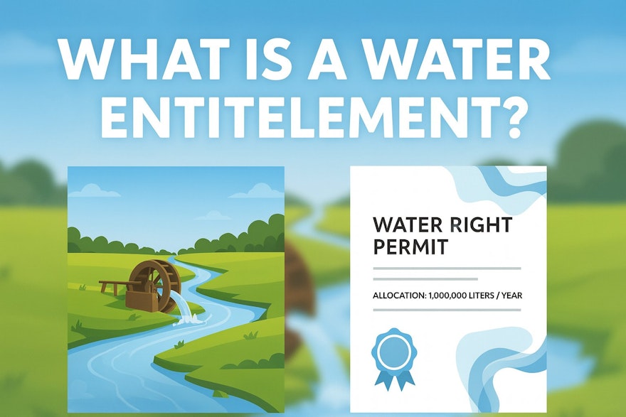 What is A Water Entitlement