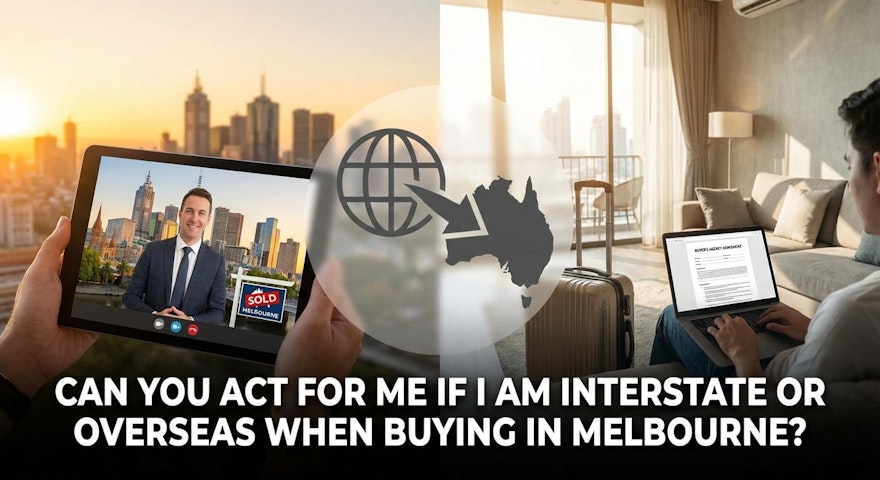 Can you act for me if I am interstate or overseas when buying in Melbourne?