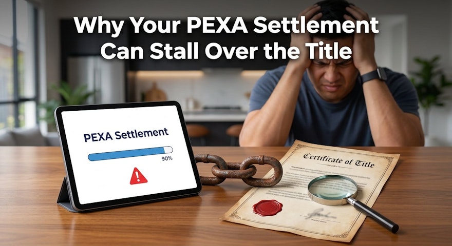 Why Your PEXA Settlement Can Stall Over the Title