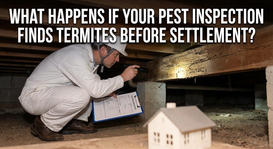 What Happens If Your Pest Inspection Finds Termites Before Settlement?