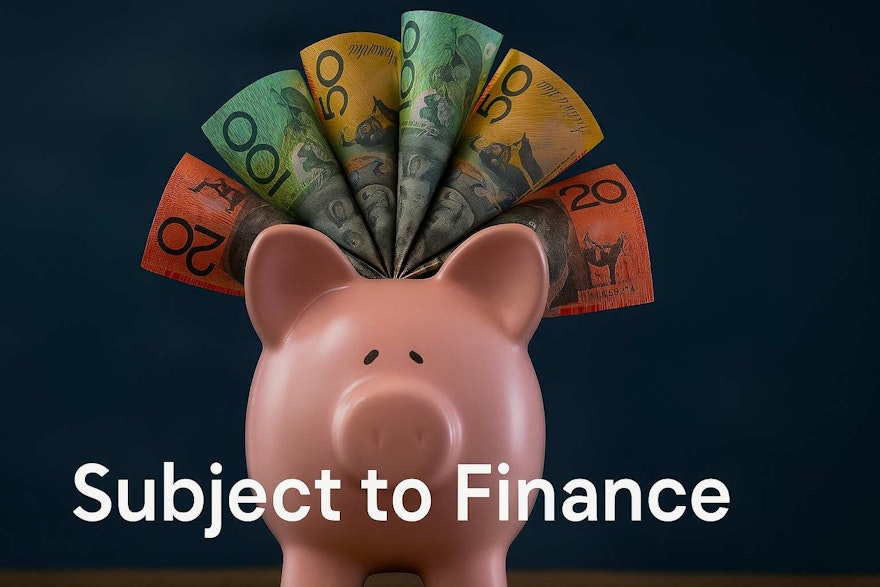 What does subject to finance mean?