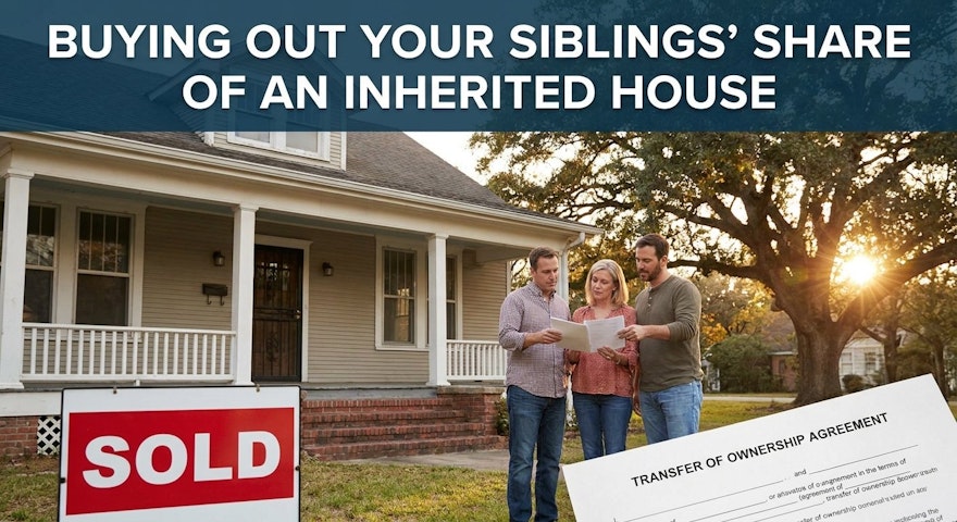 Buying Out Your Siblings' Share of an Inherited House