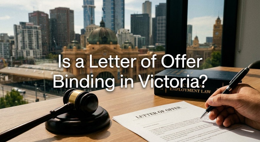 Is a Letter of Offer Binding in Victoria?
