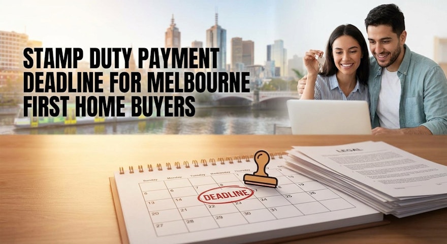 Stamp Duty Payment Deadline for Melbourne First Home Buyers