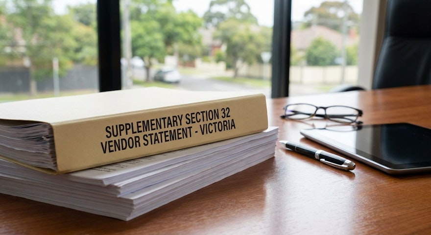 Supplementary Section 32 Vendor Statement Victoria