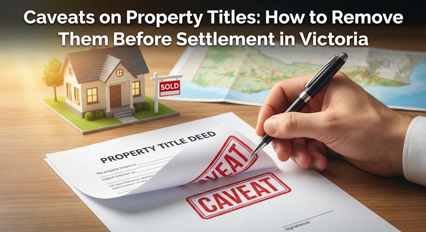 Caveats on Property Titles: How to Remove Them Before Settlement in Victoria