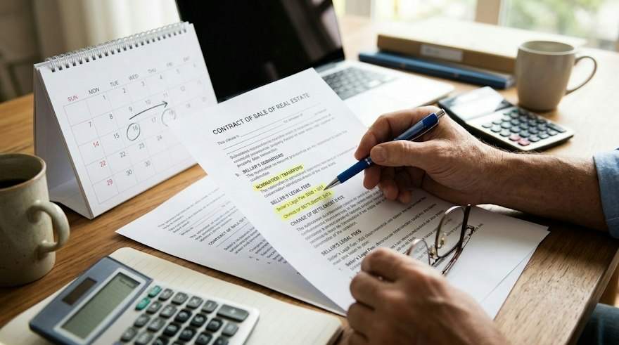 Nomination or Date Change: Check the Seller's Legal Fee
